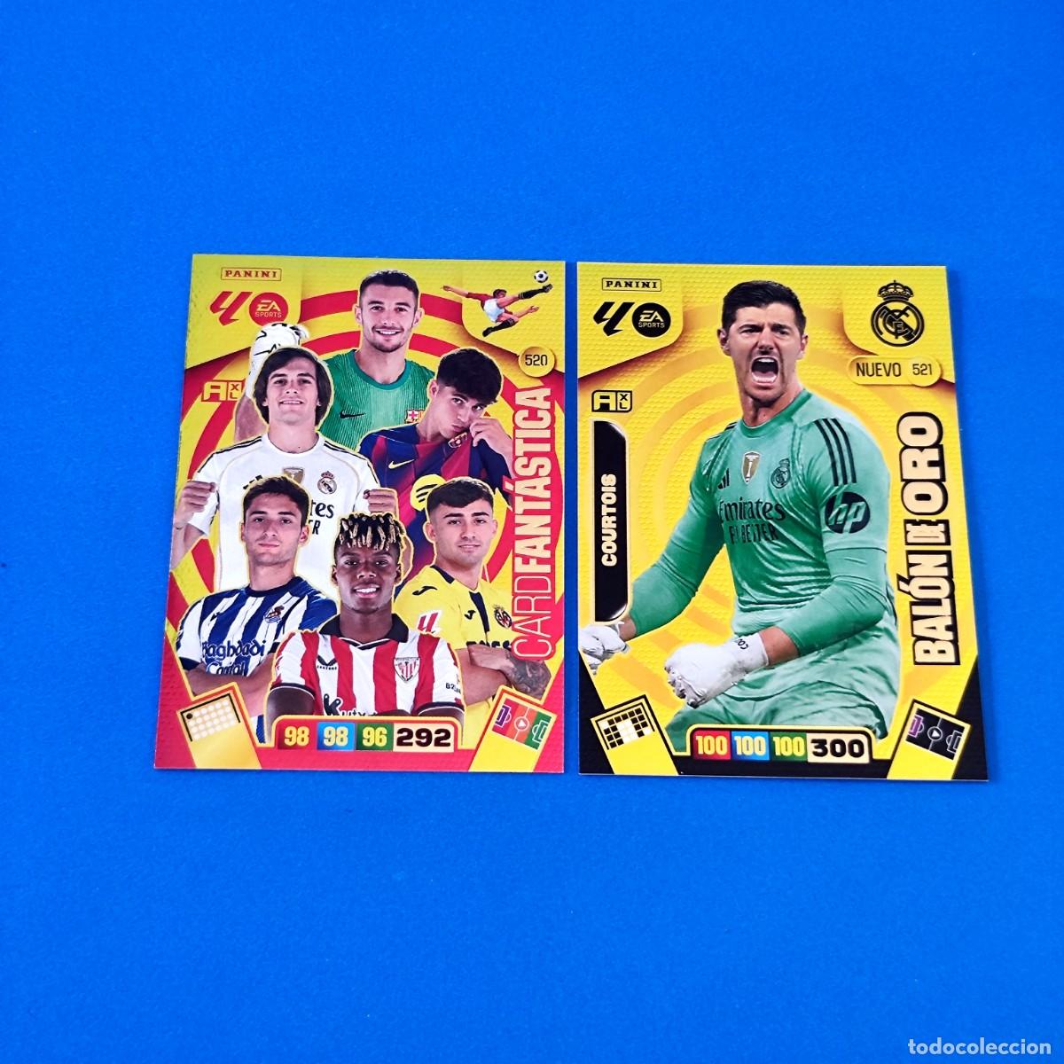 Figurine di Calcio: Adrenalyn 2025 2026 / 25 26 Nuevo Bal&oacute;n de Oro Courtois 521 Card Fant&aacute;stica 520