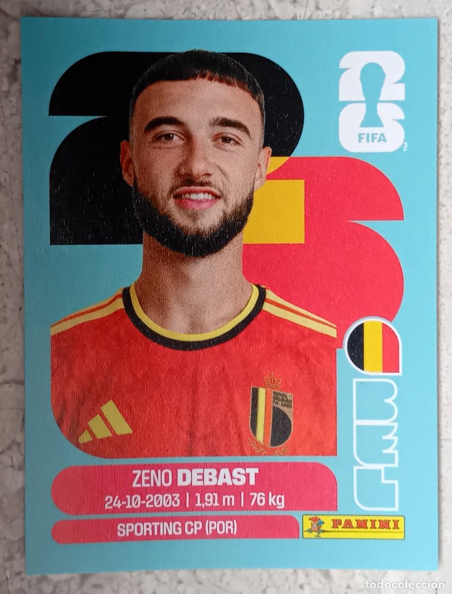 Figurine di Calcio: Figurina Panini 2026 Cromo World Cup Usa Mundial 2026 Zeno Debast Belgium n BEL 5