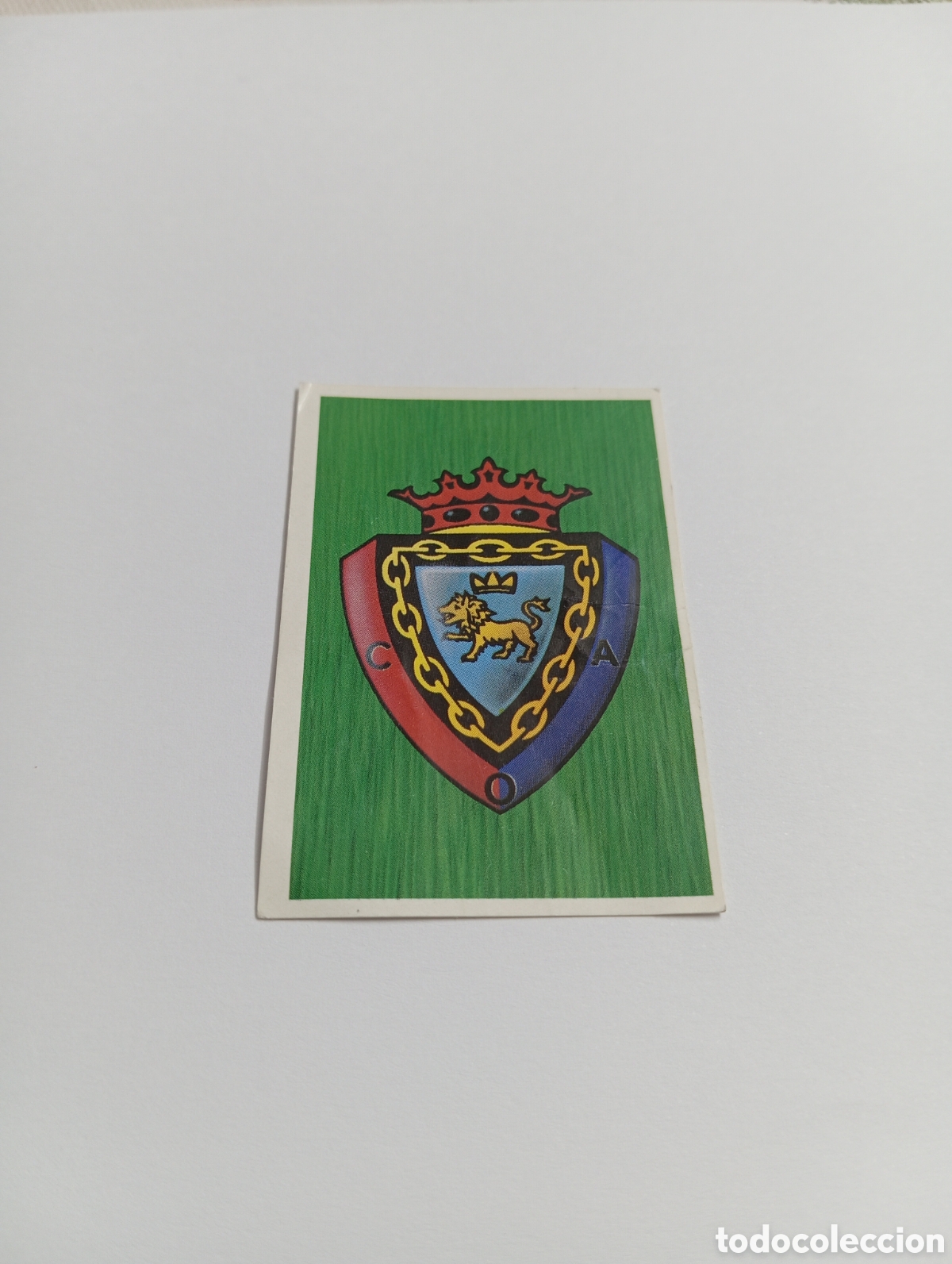Cromos de F&uacute;tbol: ESCUDO Osasuna Liga Este 1988 1989 Panini 88 89 NUEVO NUNCA PEGADO