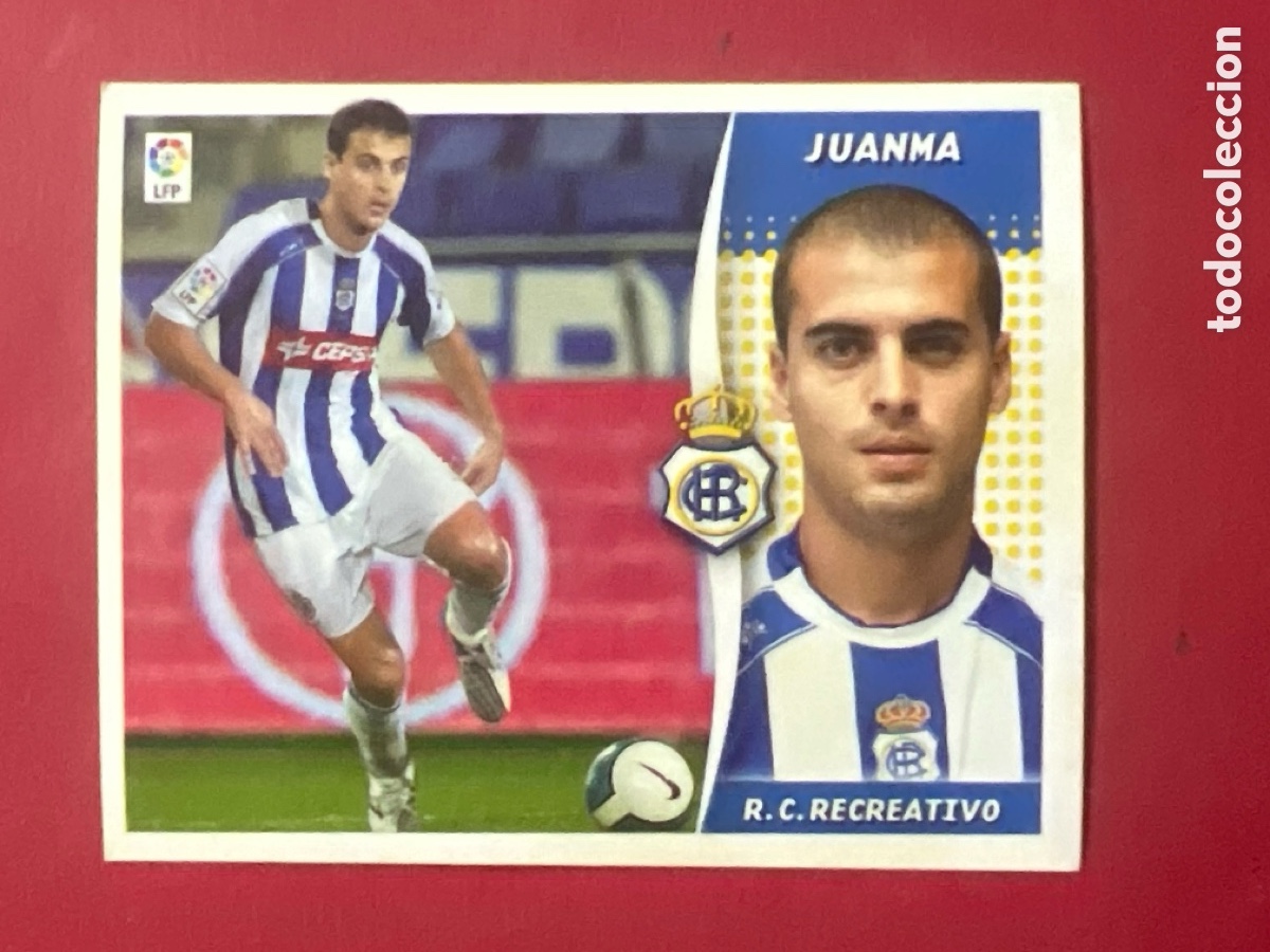 Cromos de F&uacute;tbol: C6973. JUANMA RECREATIVO DE HUELVA LIGA ESTE 2006 2007 COLOCA PANINI