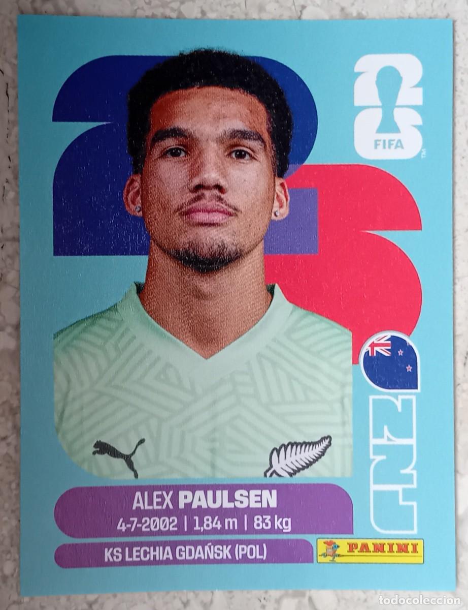 Cromos de F&uacute;tbol: Figurina Panini 2026 Cromo World Cup Usa Mundial 2026 Alex Paulsen New Zeland n NZL 3