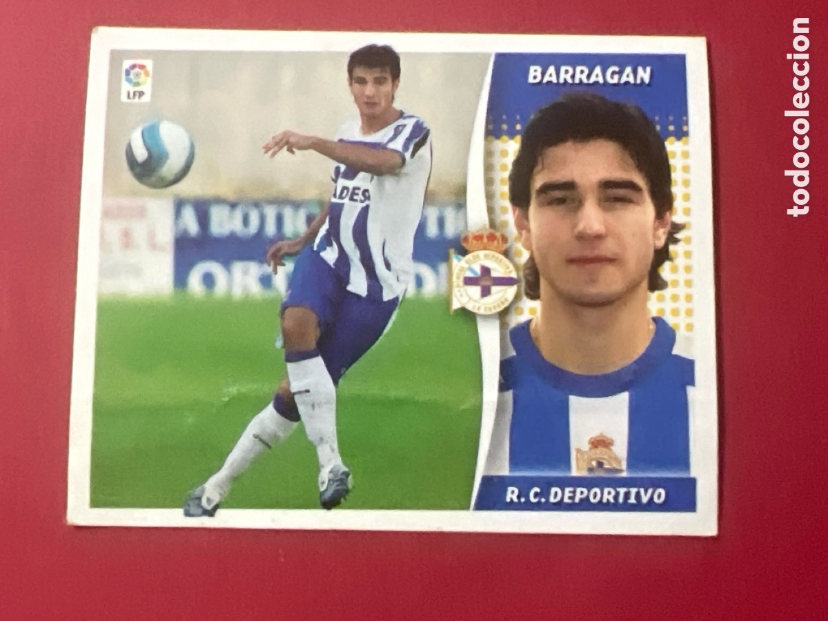 Cromos de F&uacute;tbol: C6975. BARRAG&Aacute;N COLOCA NUNCA PEGADO LIGA ESTE 2006 2007 06 07