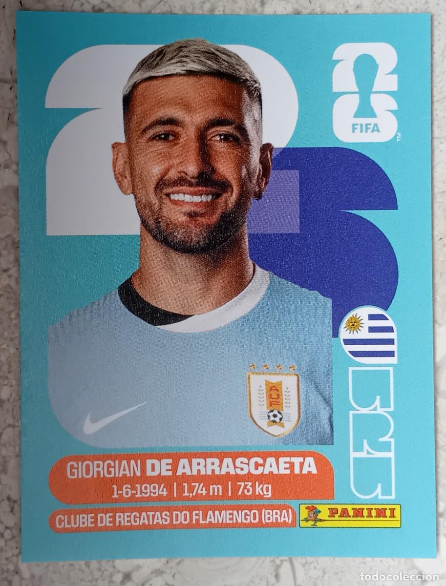 Cromos de F&uacute;tbol: Figurina Panini 2026 Cromo World Cup Usa Mundial 2026 Giorgian De Arrascaeta Uruguay n URU 11