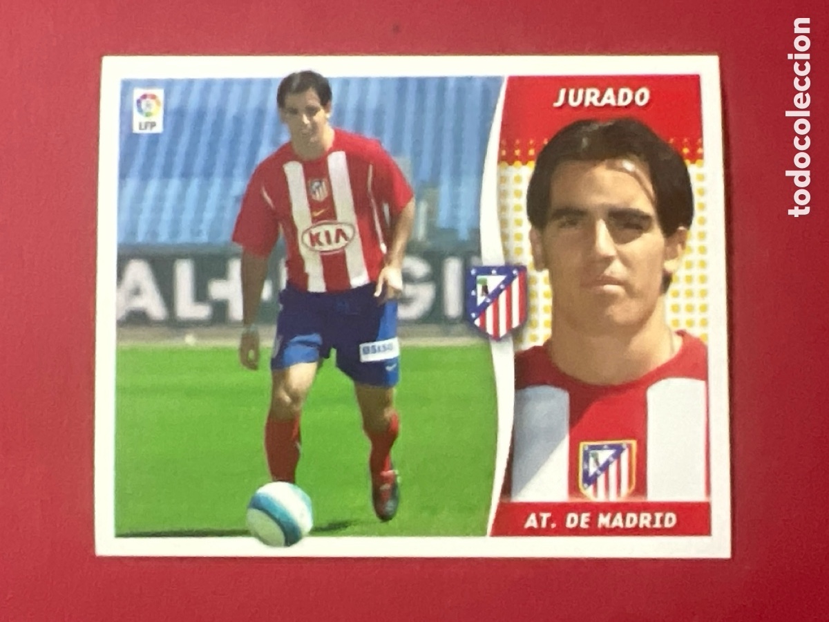 Cromos de F&uacute;tbol: C6981. JURADO ATLETICO DE MADRID FICHAJE 38 LIGA ESTE 2006 2007 06 07 NUNCA PEGADO SIN PEGAR