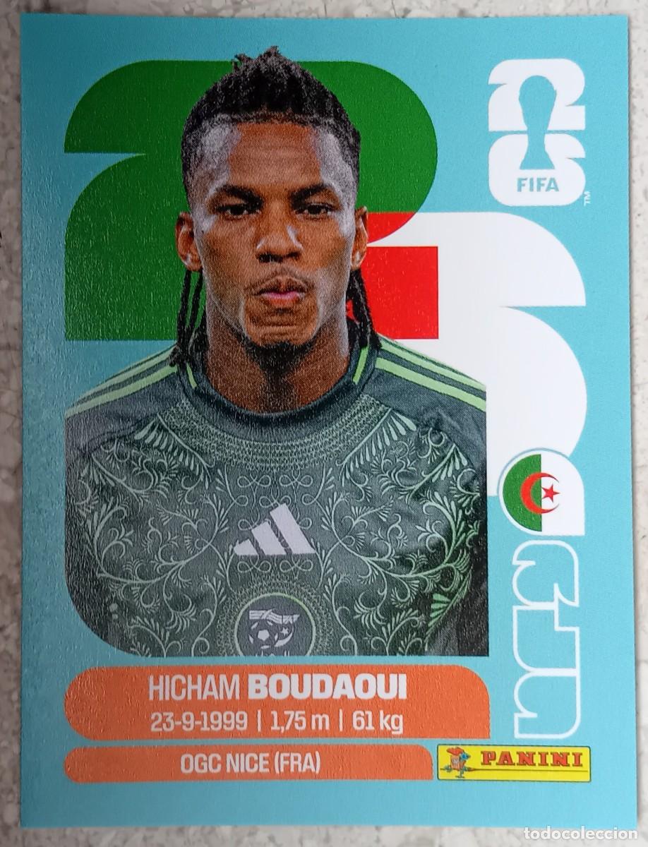 Cromos de F&uacute;tbol: Figurina Panini 2026 Cromo World Cup Usa Mundial 2026 Hicham Boudaoui Algeria n ALG 10