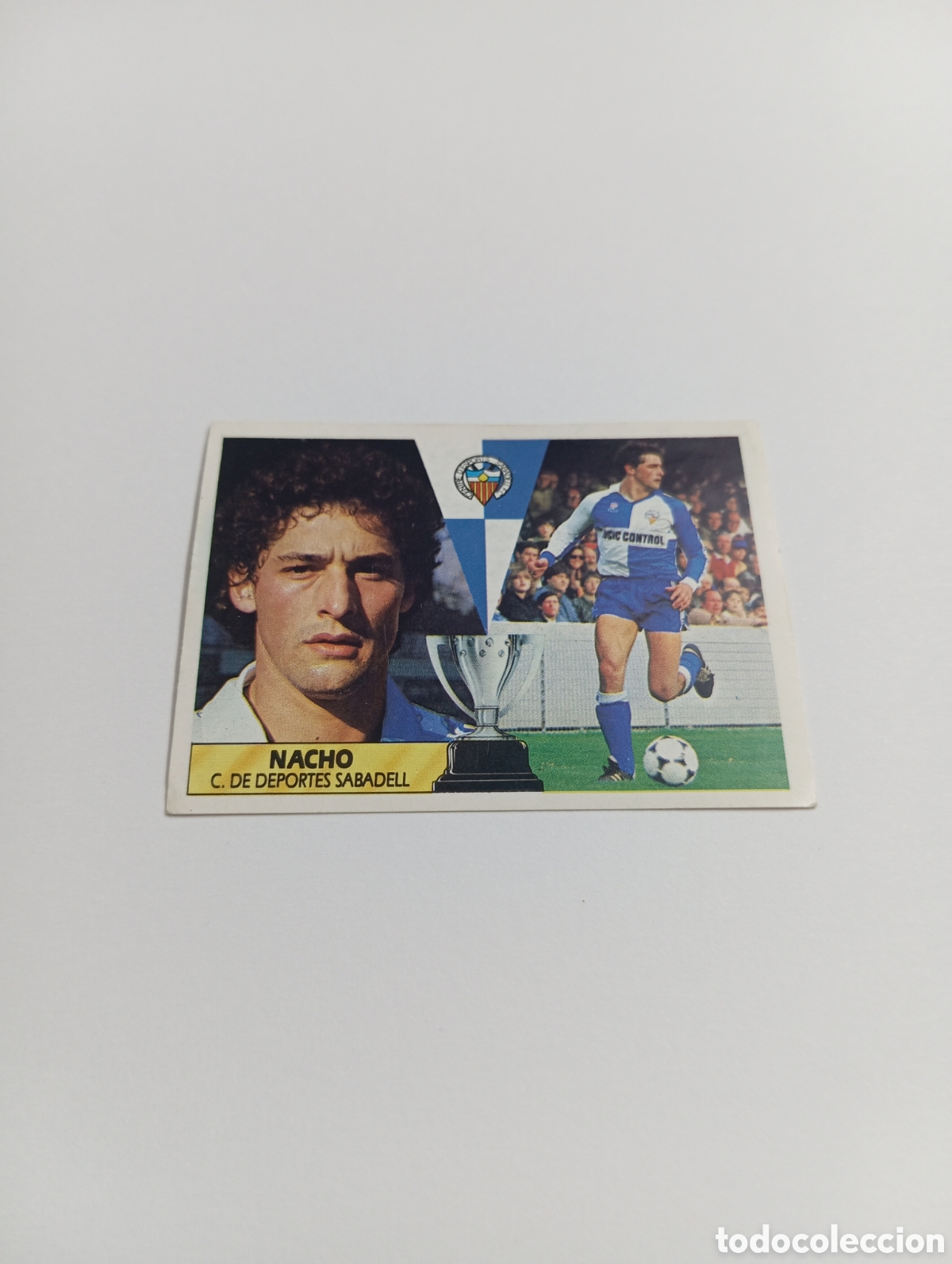 Cromos de F&uacute;tbol: NACHO Sabadell Liga Este 1987 1988 Panini 87 88 NUEVO NUNCA USADO
