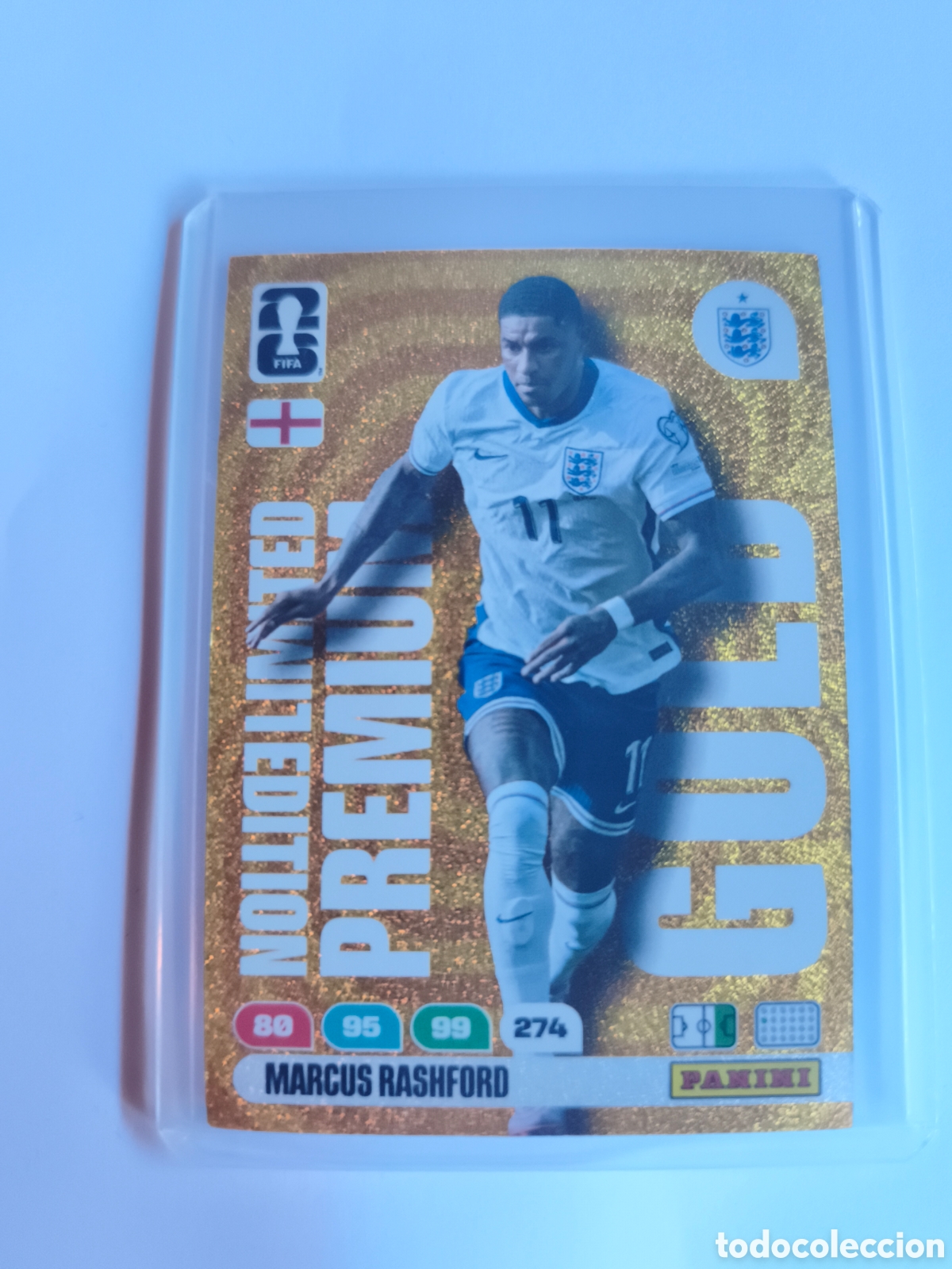 Cromos de F&uacute;tbol: FIFA 2026 PREMIUM GOLD MARCUS RASHFORD