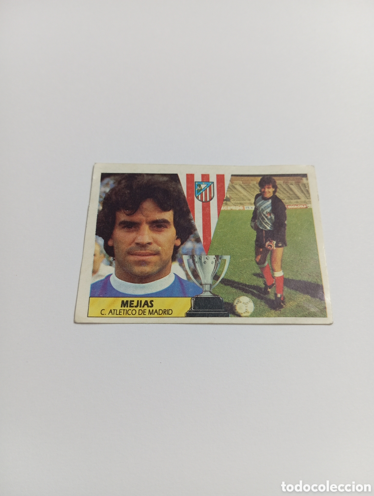 Football Stickers: MEJ&Iacute;AS Atl&eacute;tico de Madrid Liga Este 1987 1988 Panini 87 88 NUEVO NUNCA USADO