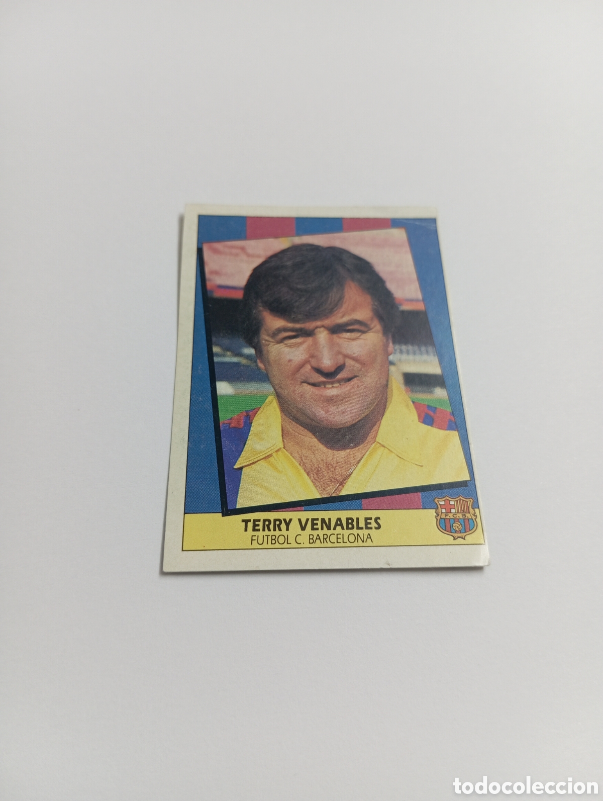 Cromos de Futebol: TERRY VENABLES Barcelona Liga Este 1987 1988 Panini 87 88 RECUPERADO