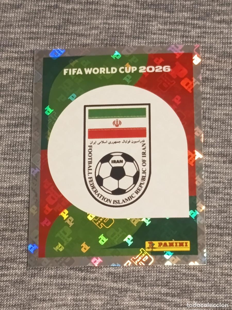 Cromos de Futebol: ESCUDO IRAN IRN 1 STICKER MUNDIAL 2026 PANINI FIFA WORLD CUP NUEVO