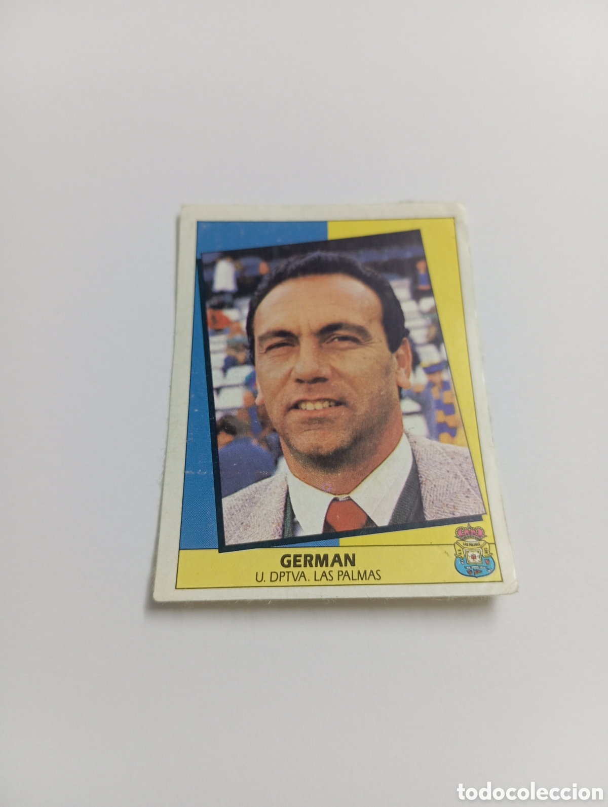 Figurine di Calcio: ENTRENADOR GERMAN Las Palmas Liga Este 1987 1988 Panini 87 88 RECUPERADO
