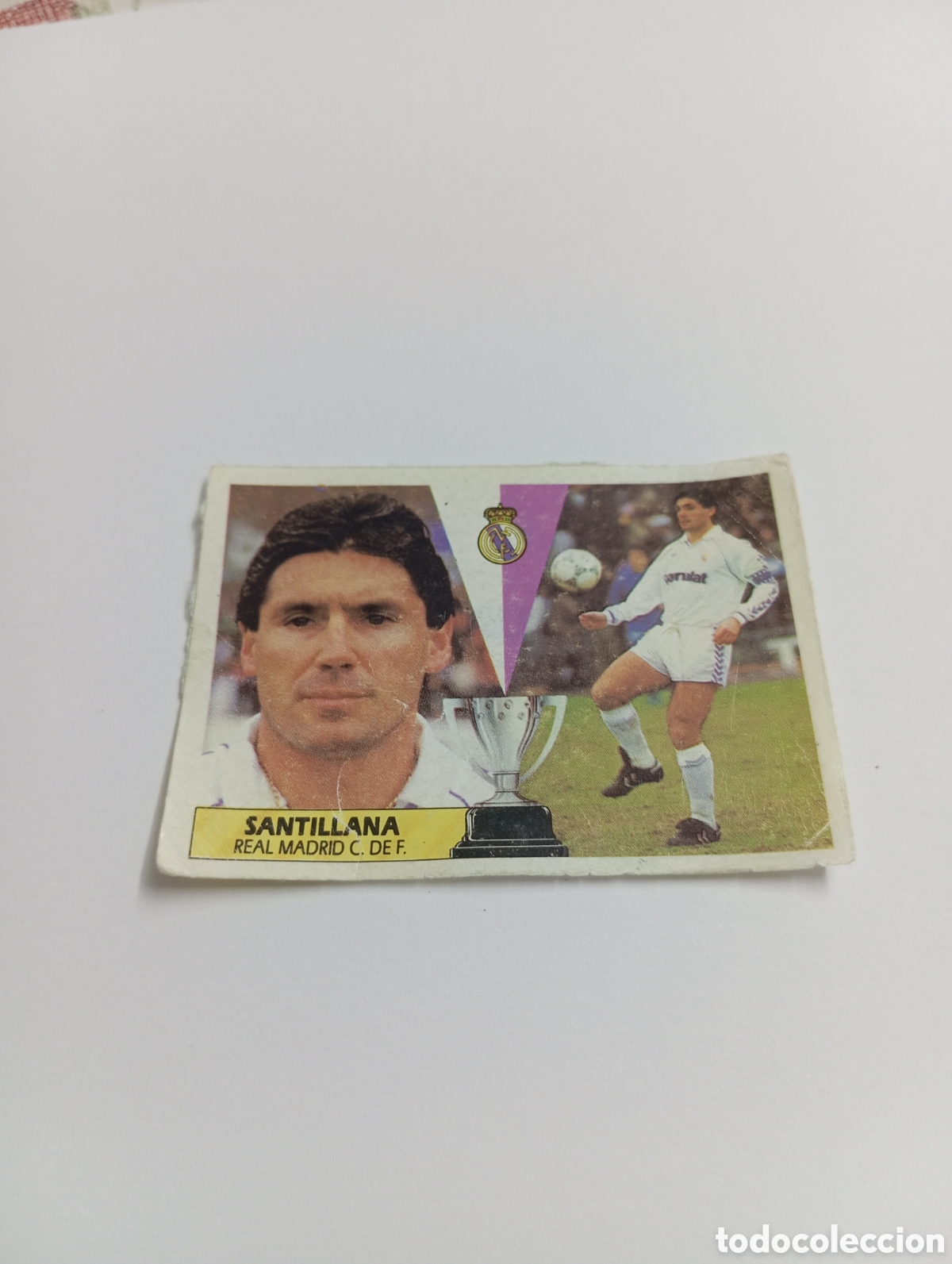Cromos de F&uacute;tbol: SANTILLANA Real Madrid Liga Este 1987 1988 Panini 87 88 RECUPERADO