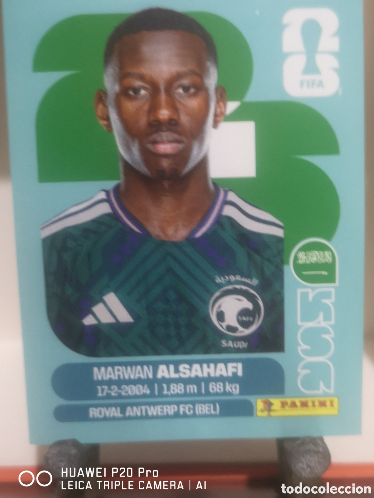 Cromos de F&uacute;tbol: FIFA WORLD CUP MUNDIAL 2026 ALSAHAFI - KSA 15