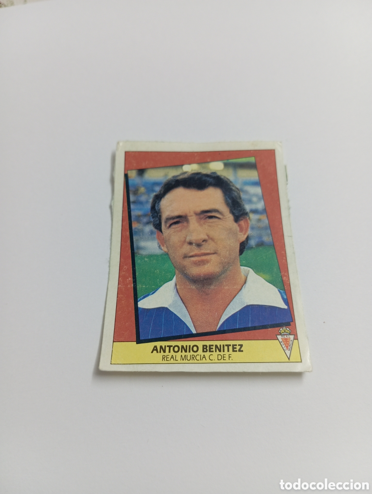Cromos de F&uacute;tbol: ANTONIO BEN&Iacute;TEZ Murcia Liga Este 1987 1988 Panini 87 88 RECUPERADO