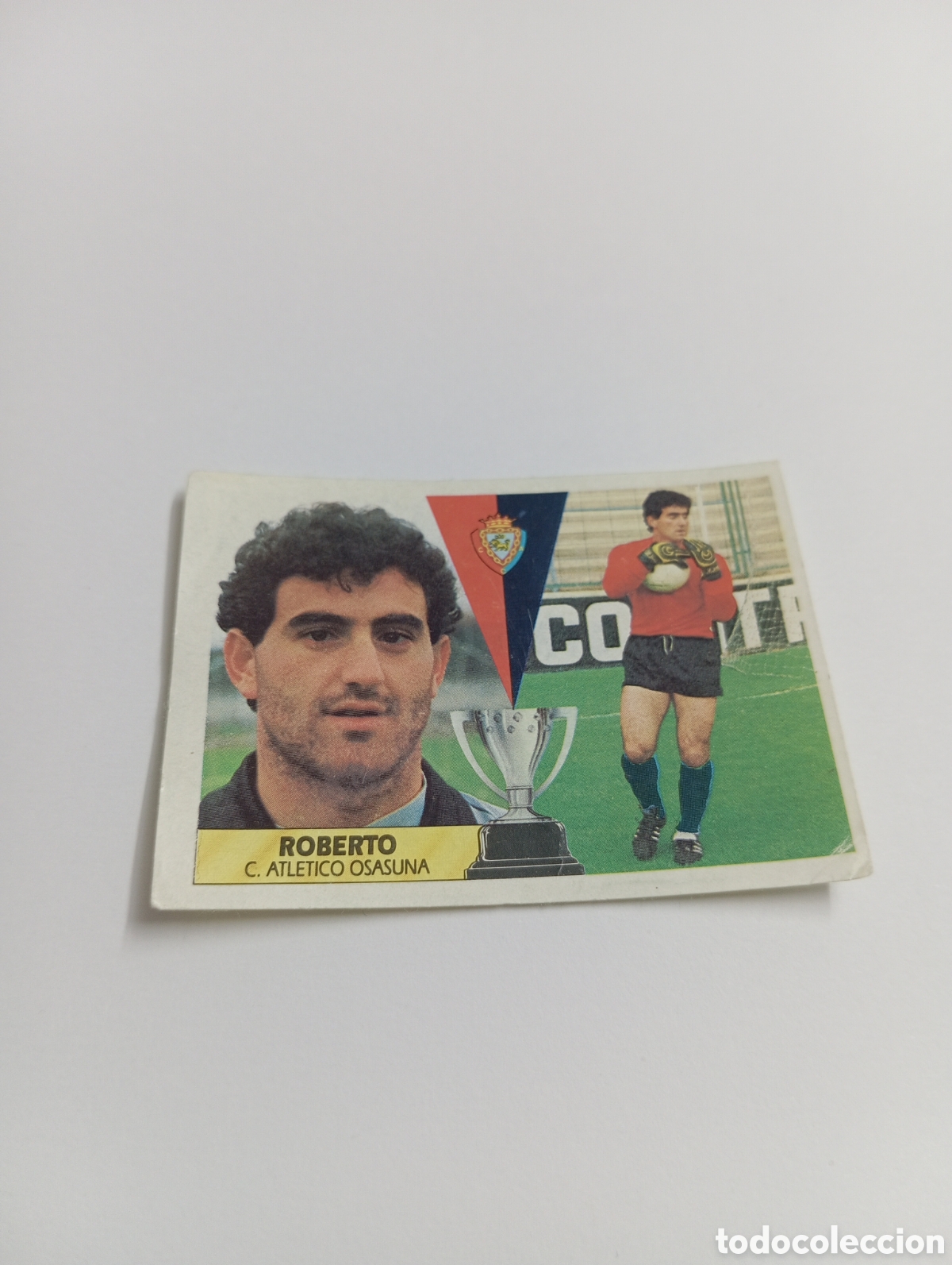 Cromos de F&uacute;tbol: ROBERTO Osasuna Liga Este 1987 1988 Panini 87 88 RECUPERADO