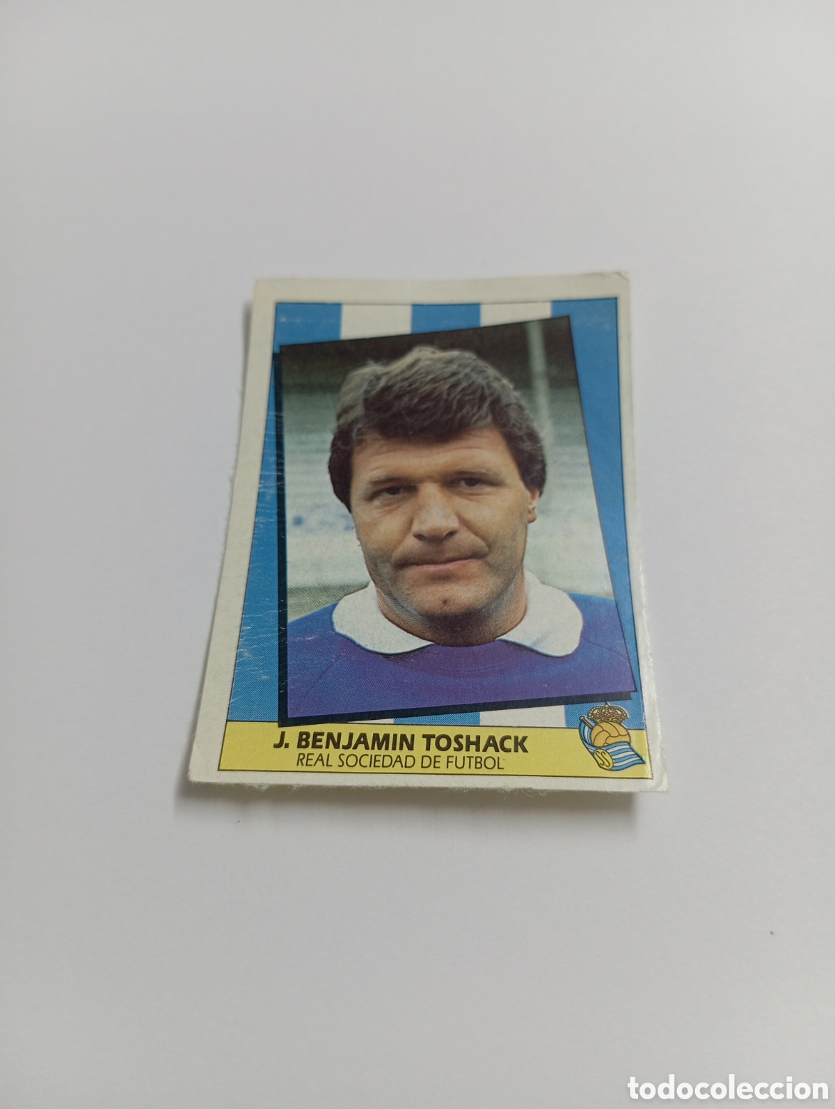 Cromos de F&uacute;tbol: ENTRENADOR JOHN TOSHACK Real Sociedad Liga Este 1987 1988 Panini 87 88 RECUPERADO