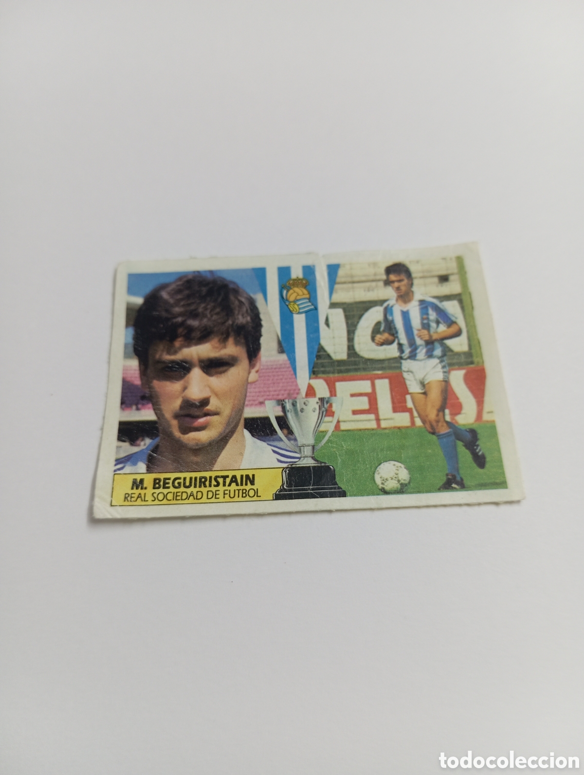 Cromos de F&uacute;tbol: M BEGUIRISTAIN Real Sociedad Liga Este 1987 1988 Panini 87 88 RECUPERADO
