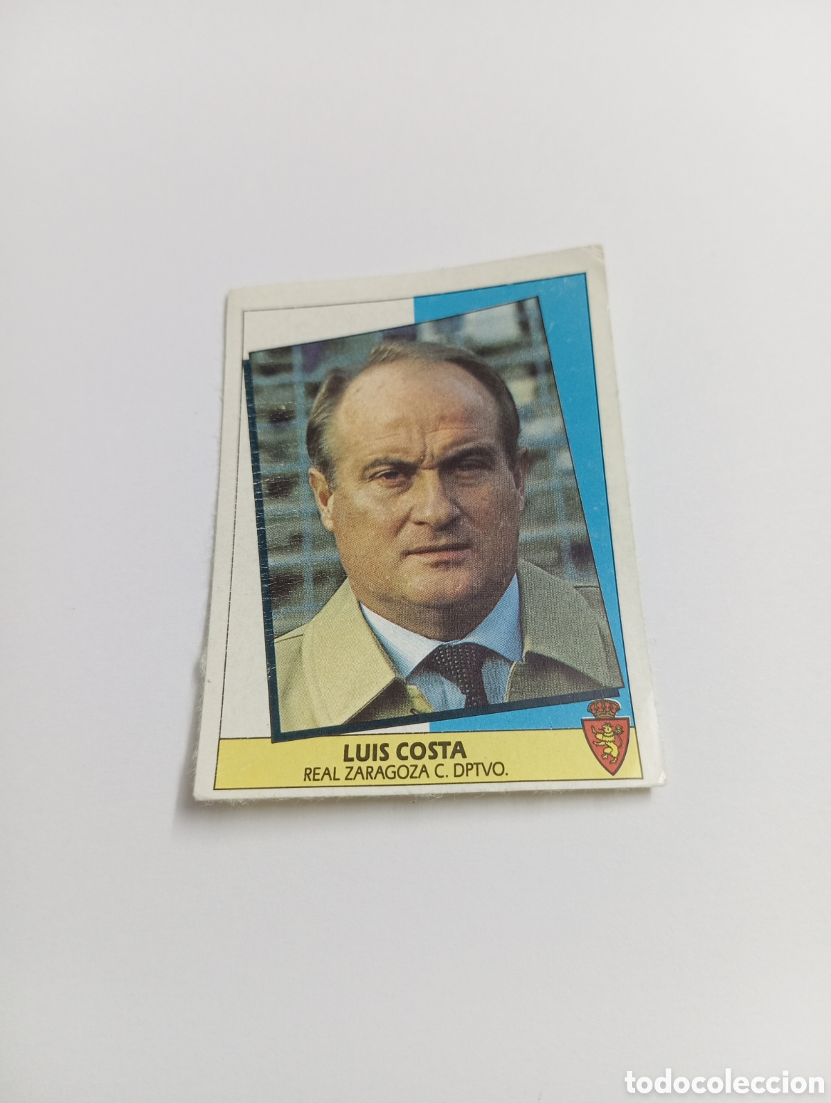 Cromos de F&uacute;tbol: ENTRENADOR LUIS COSTA Zaragoza Liga Este 1987 1988 Panini 87 88 RECUPERADO