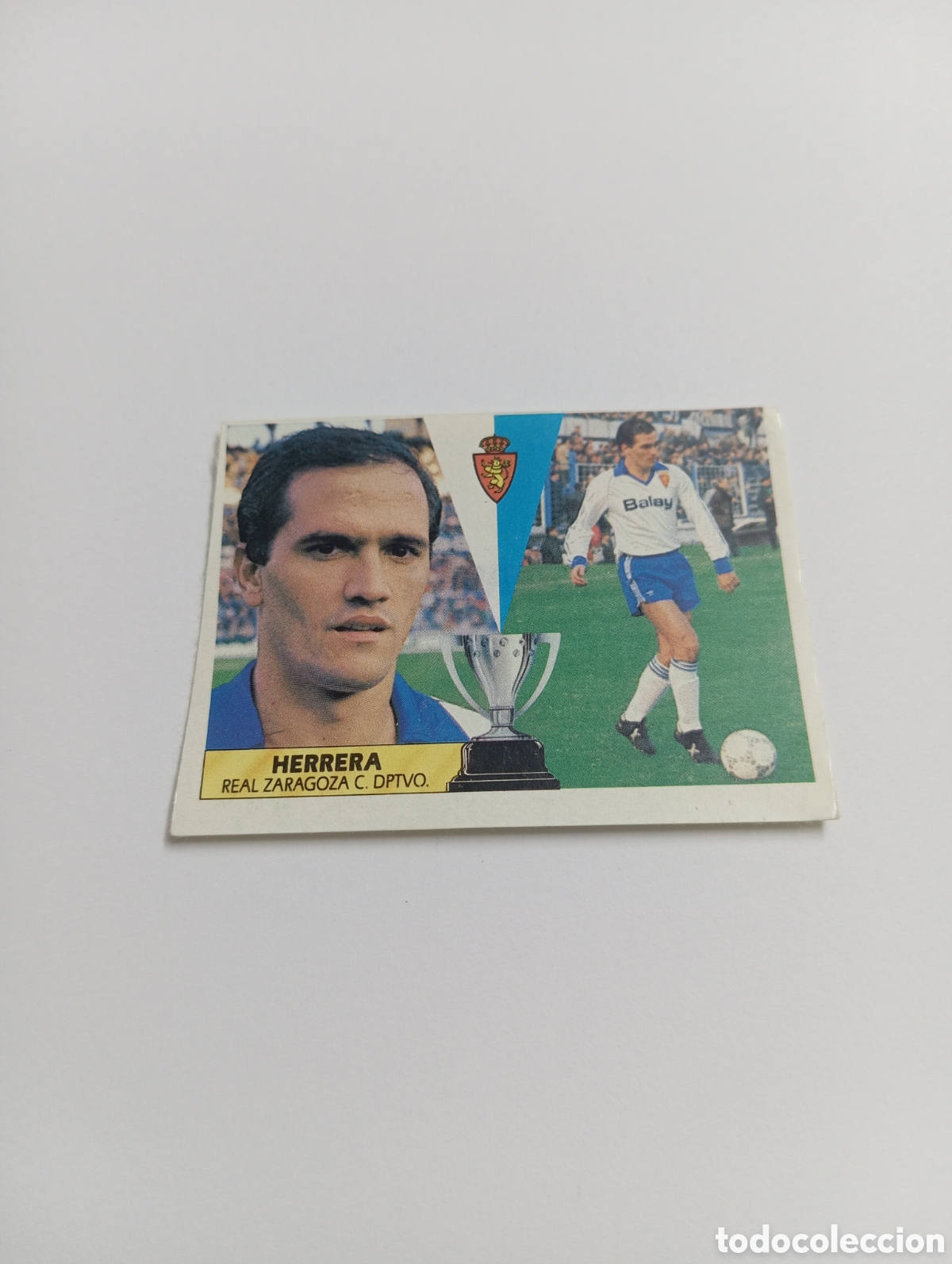 Cromos de F&uacute;tbol: HERRERA Zaragoza Liga Este 1987 1988 Panini 87 88 RECUPERADO