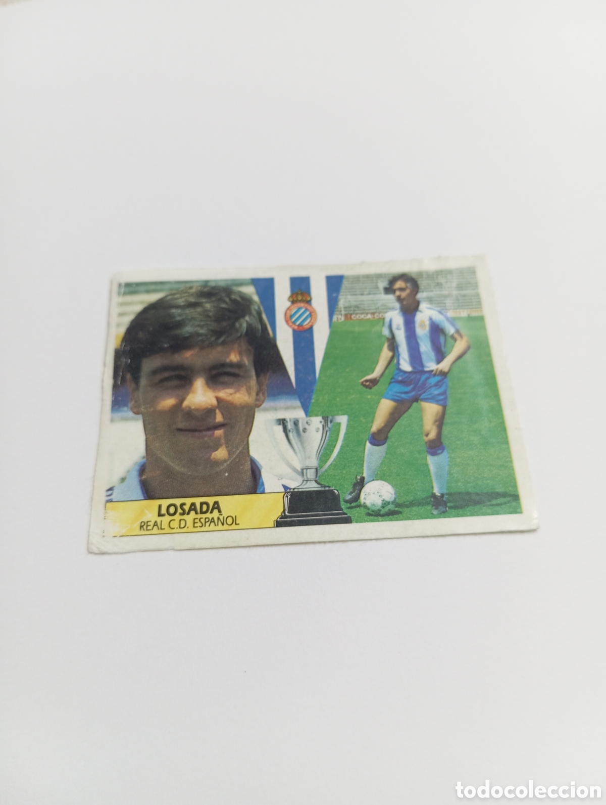 Cromos de F&uacute;tbol: FICHAJE 1 LOSADA Liga Este 1987 1988 Panini 87 88 RECUPERADO