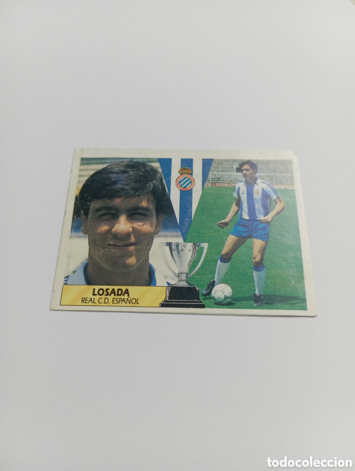 Cromos de F&uacute;tbol: FICHAJE 1 LOSADA Liga Este 1987 1988 Panini 87 88 RECUPERADO