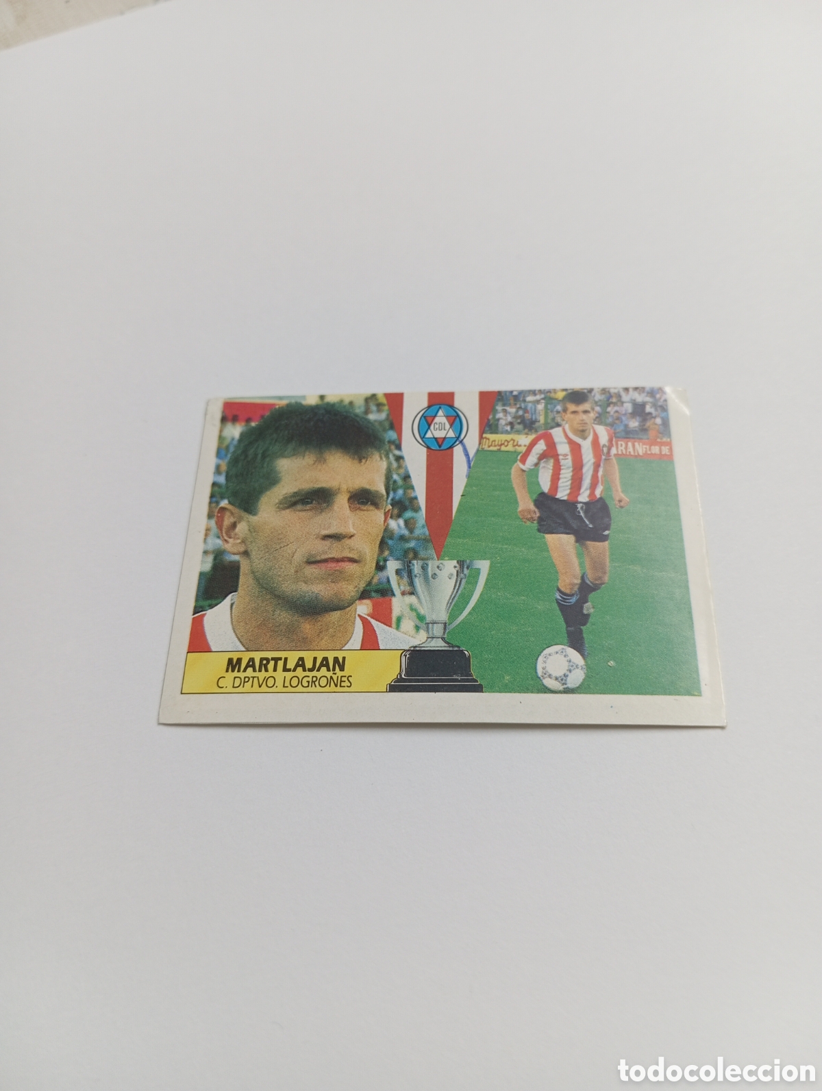 Cromos de F&uacute;tbol: FICHAJE 29 MARTLAJAN Liga Este 1987 1988 Panini 87 88 RECUPERADO