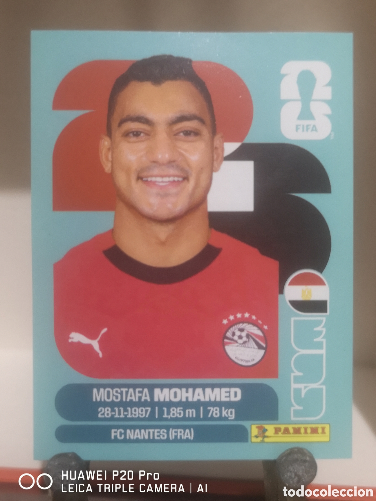 Cromos de F&uacute;tbol: FIFA WORLD CUP MUNDIAL 2026 MOSTAFA MOHAMED - EGY 18