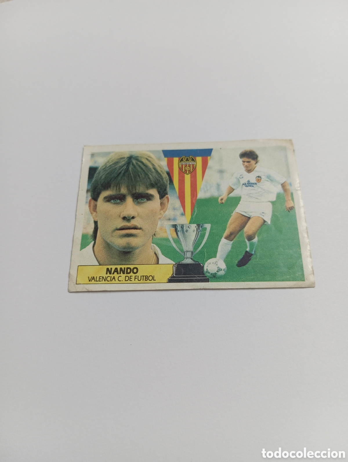 Cromos de F&uacute;tbol: FICHAJE 35 NANDO Liga Este 1987 1988 Panini 87 88 NUEVO NUNCA PEGADO