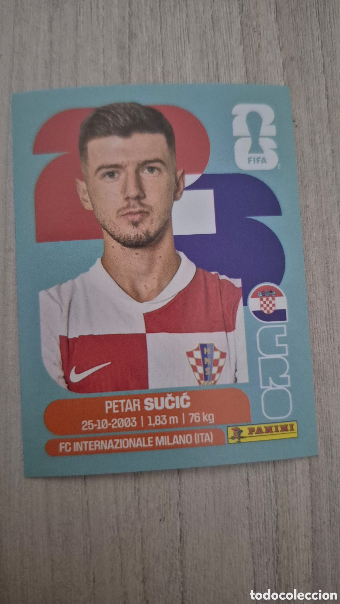 Cromos de F&uacute;tbol: CRO15 Sučić FIFA World Cup 2026