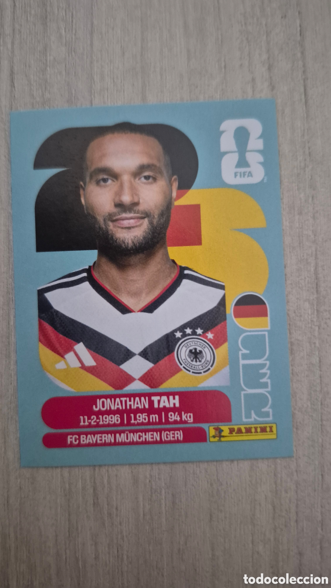 Cromos de F&uacute;tbol: GER3 Tah FIFA World Cup 2026