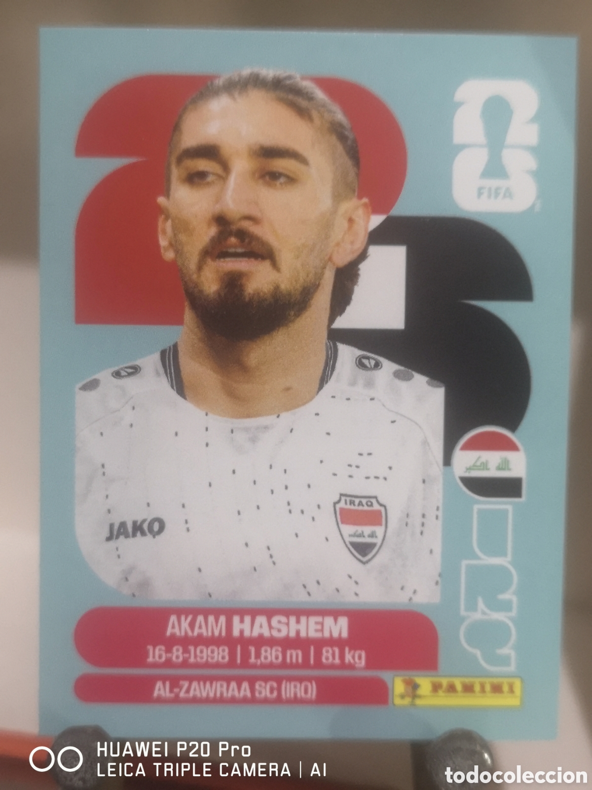 Cromos de F&uacute;tbol: FIFA WORLD CUP MUNDIAL 2026 AKAM HASHEM - IRQ 5