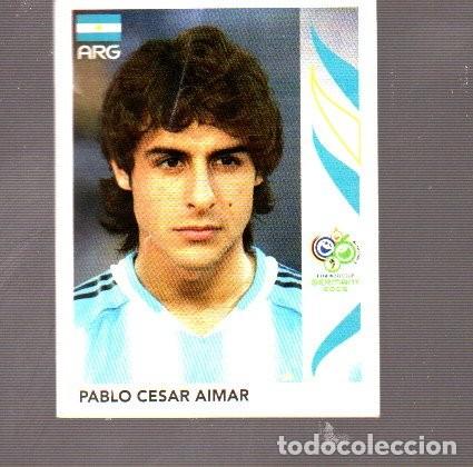 Cromos de F&uacute;tbol: CROMO FUTBOL FIFA WORLD CUP GERMANY A&Ntilde;O 2006 ARG PABLO CESAR AIMAR N&ordm; 177 DE CASA PANINI
