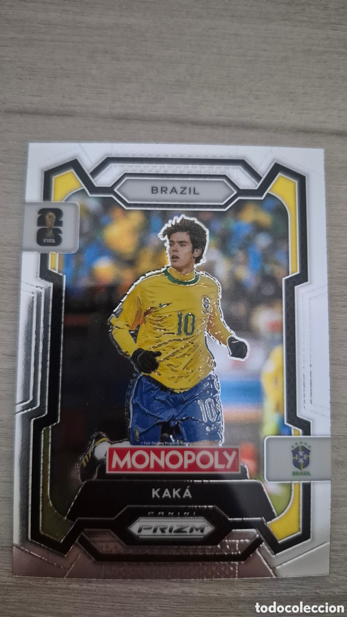 Figurine di Calcio: Kaka Panini Monopoly Prizm FIFA World Cup 2026