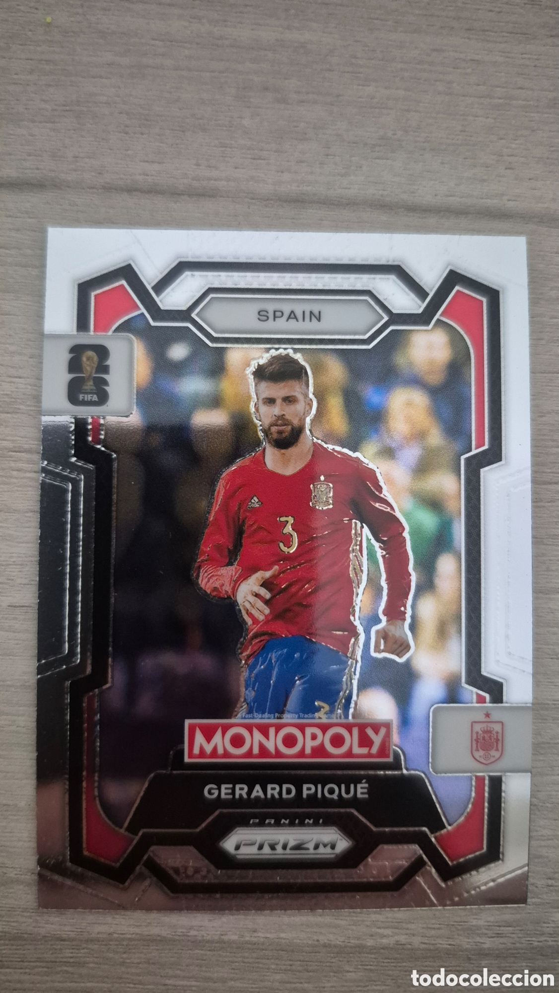 Cromos de F&uacute;tbol: Gerard Pique Panini Monopoly Prizm FIFA World Cup 2026