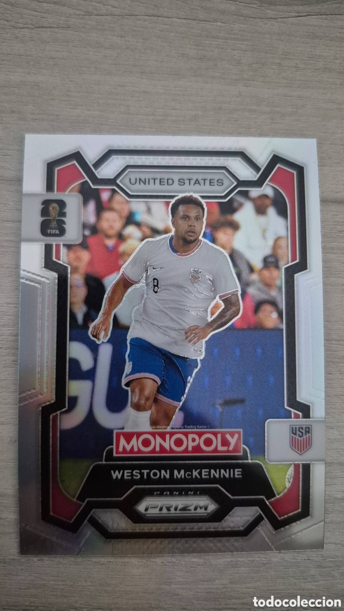 Cromos de F&uacute;tbol: Weston Mckennie Panini Monopoly Prizm FIFA World Cup 2026