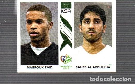 Cromos de F&uacute;tbol: CROMO FUTBOL FIFA WORLD CUP GERMANY A&Ntilde;O 2006 KSA MABROUK ZAID SAHEB AL ABDULLAH N&ordm; 589 CASA PANINI