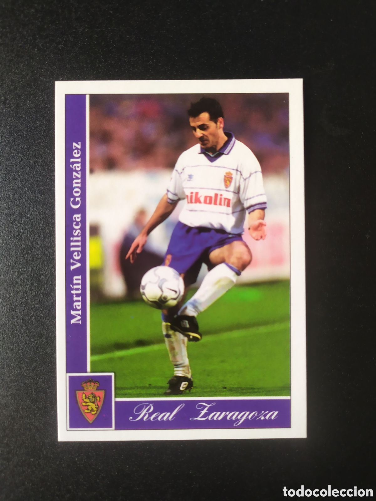 Cromos de F&uacute;tbol: Mundicromo fichas Liga 2001 2002 01 02 Vellisca n&deg; 354 Real Zaragoza