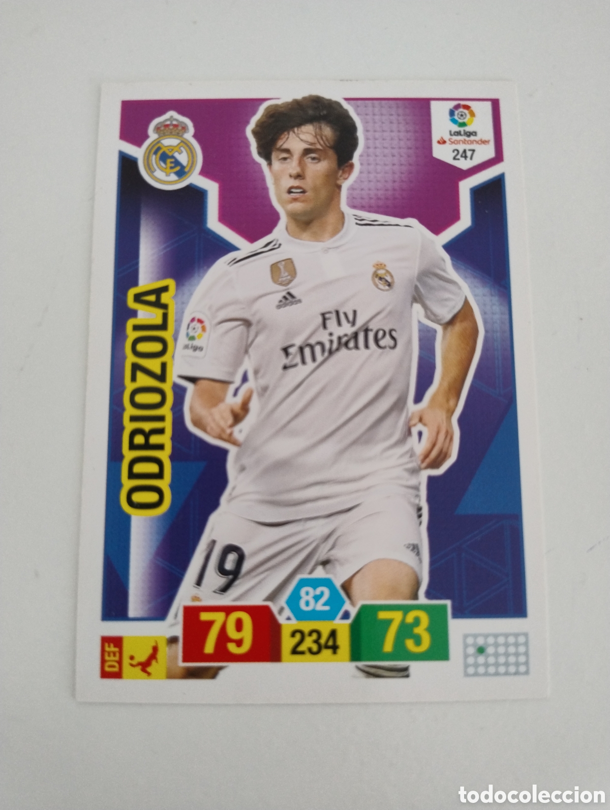Cromos de F&uacute;tbol: 247 - Odriozola - Real Madrid - Adrenalyn XL Liga 2018 - 2019