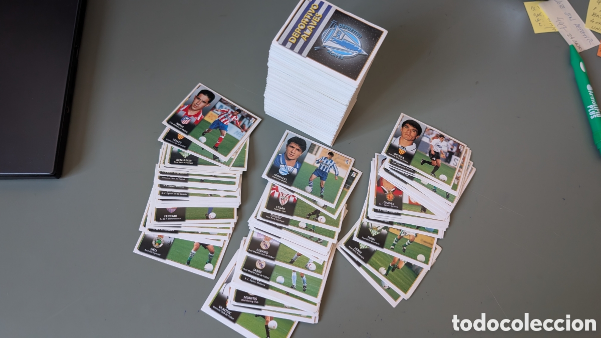 Cromos de F&uacute;tbol: LOTE 505 CROMOS DIFERENTES LIGA ESTE 1998/99 98 99 CON 57 FICHAJES COLOCAS NUNCA PEGADOS HAY DIF&Iacute;CIL