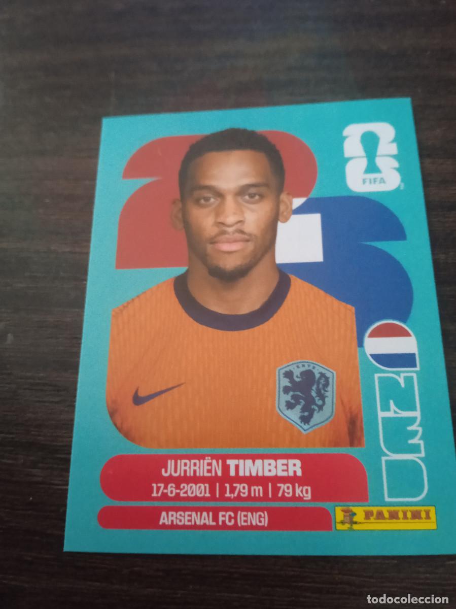 Cromos de Futebol: Cromo Mundial Futbol 2026 Panini canada usa Mexico Holanda Jurrien Timber NED 5