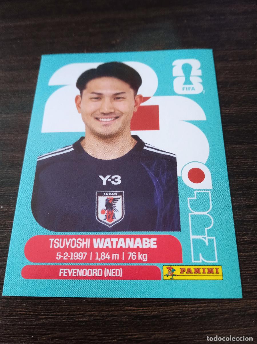 Cromos de F&uacute;tbol: Cromo Mundial Futbol 2026 Panini canada usa Mexico Japon Tsuyoshi Watanabe JPN 7