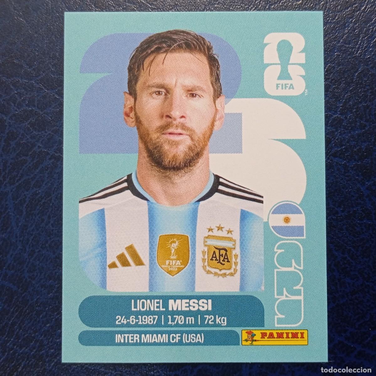 Cromos de F&uacute;tbol: ⚜️ Lionel Messi. ARG 17. Sticker Panini FIFA World Cup 2026. MS, Nueva de paquete, New from Package