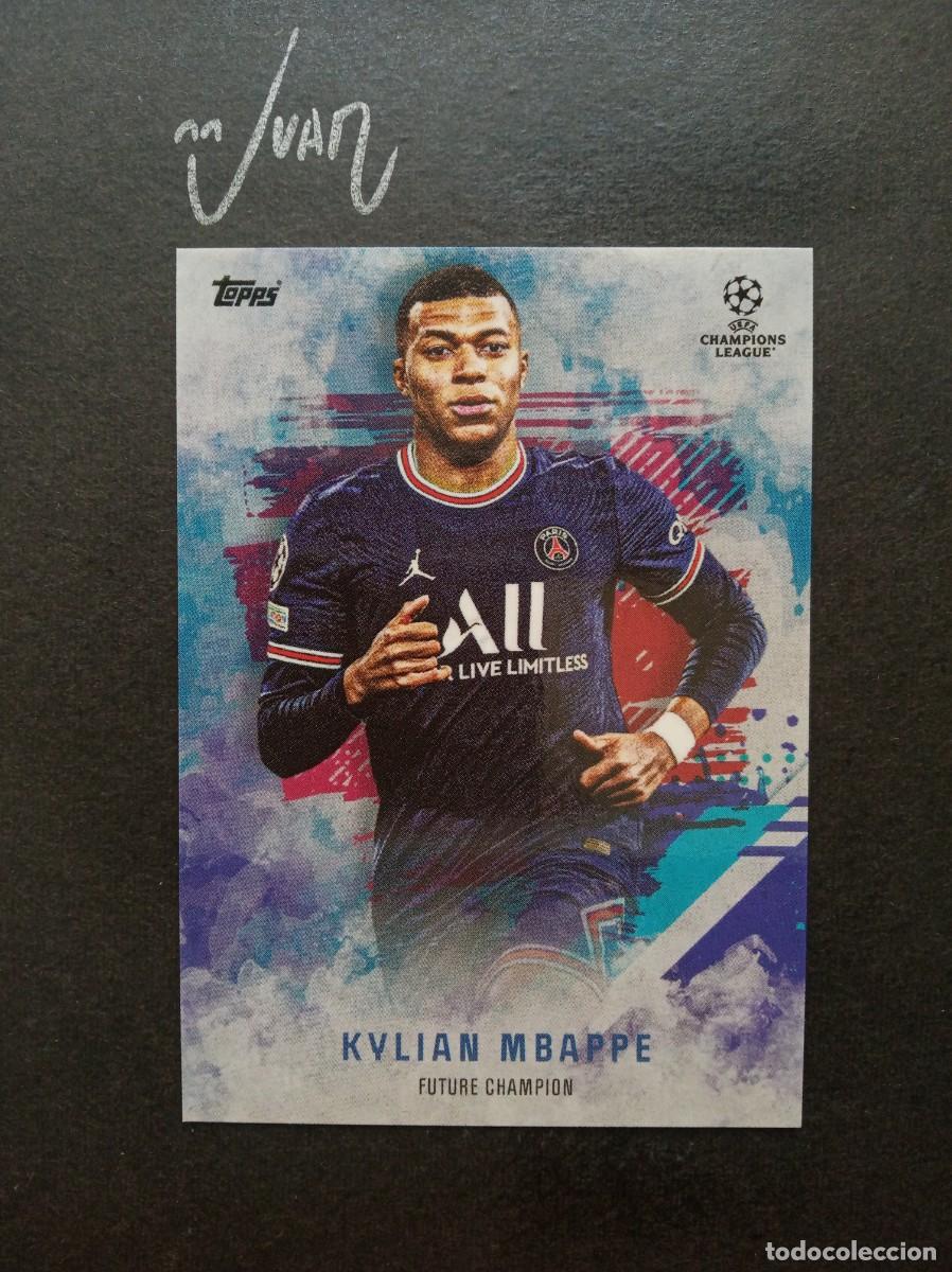 Cromos de F&uacute;tbol: FUTURE CHAMPION MBAPPE PARIS SAINT-GERMAIN MADRID ⚽ TOPPS &reg; MASON MOUNT CURATED SET 2021 2022 21 22