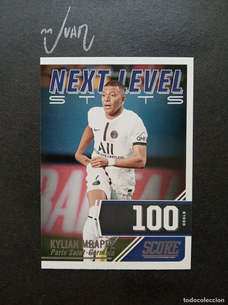 Cromos de F&uacute;tbol: NEXT LEVEL STATS MBAPPE PARIS SAINTG-GERMAIN REAL MADRID ⚽ PANINI &reg; FIFA SCORE 2021 2022 21 22 NUEVO