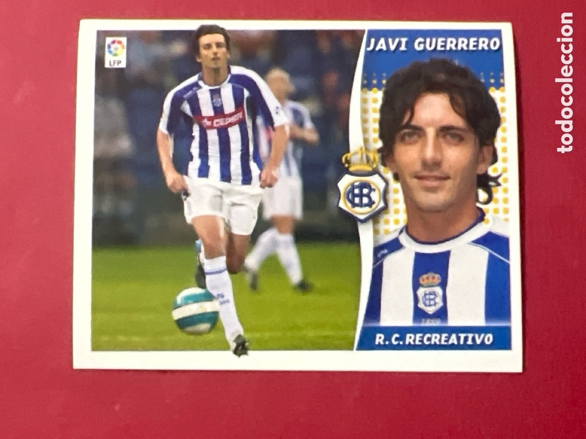 Cromos de F&uacute;tbol: C6991. JAVI GUERRERO RECREATIVO DE HUELVA LIGA ESTE 2006 2007