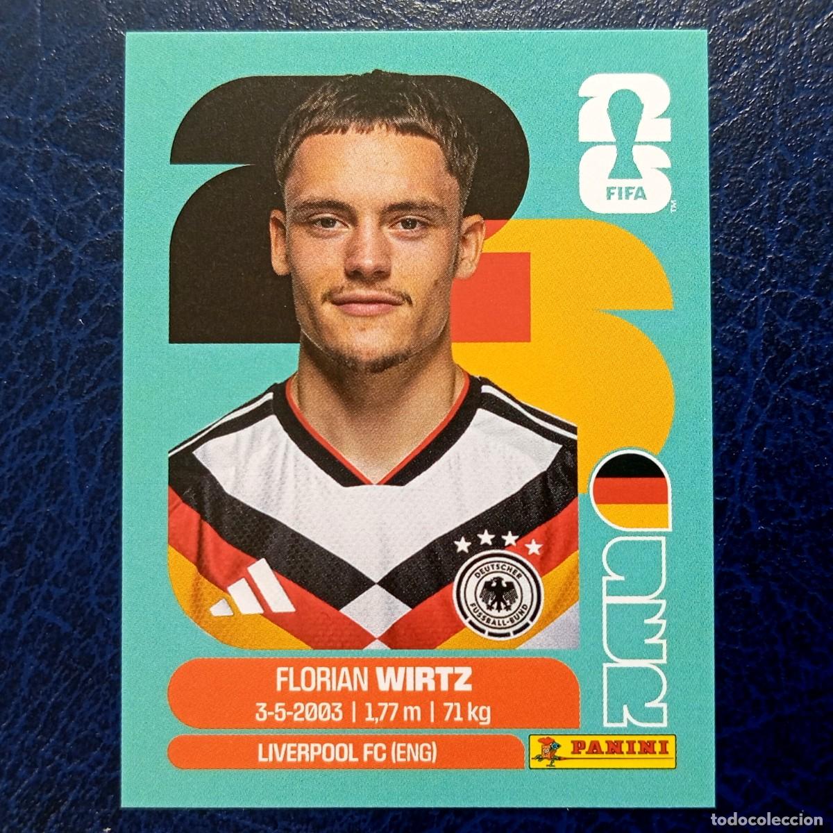 Cromos de F&uacute;tbol: ⚜️ Florian Wirtz. GER 11. Sticker Panini FIFA World Cup 2026. MS, Nueva de paquete, New from Package
