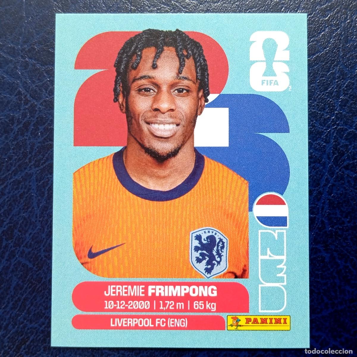 Cromos de F&uacute;tbol: ⚜️ Frimpong. NED 8. Sticker Panini FIFA World Cup 2026. MS, Nueva de paquete, New from Package