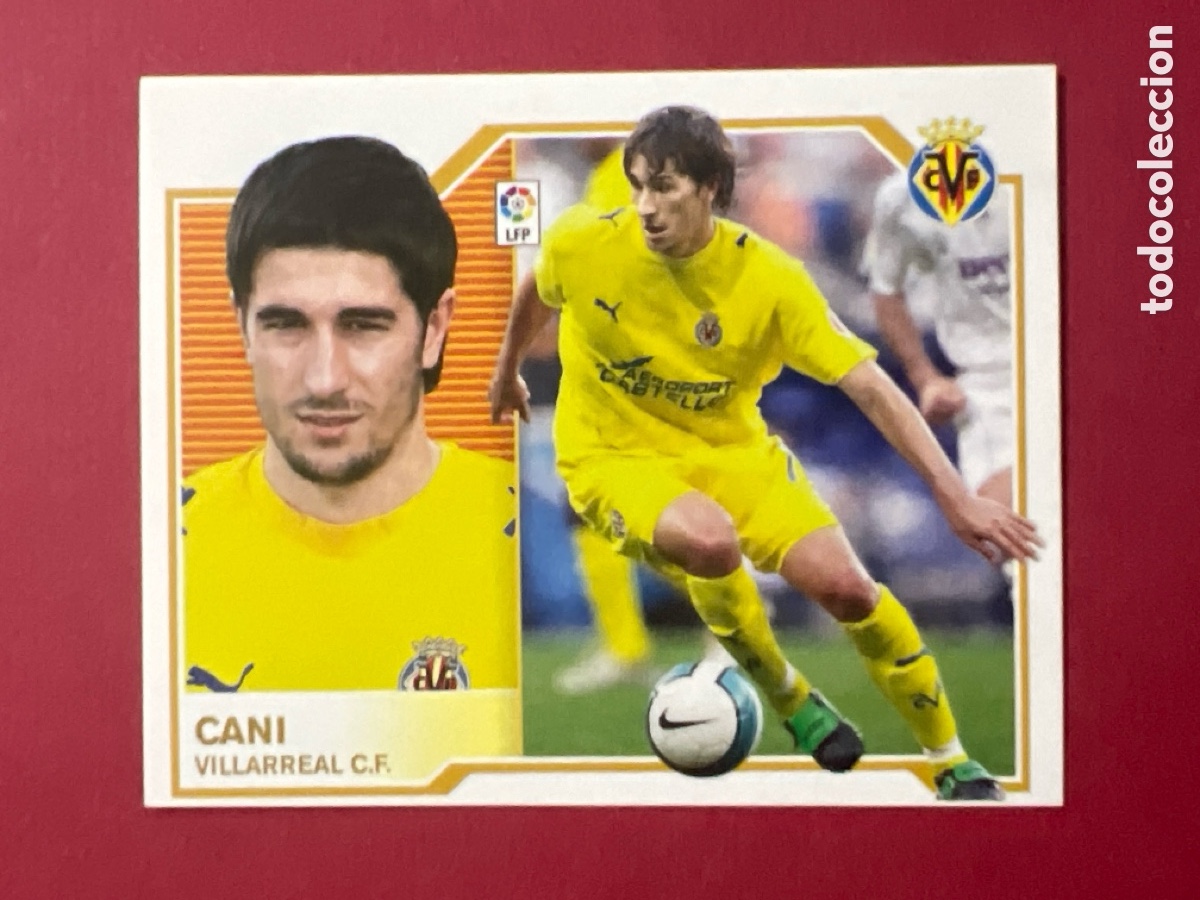 Cromos de F&uacute;tbol: C7000. CROMO FUTBOL 07 08 SIN PEGAR LIGA ESTE 2007 2008 VILLARREAL CF CANI