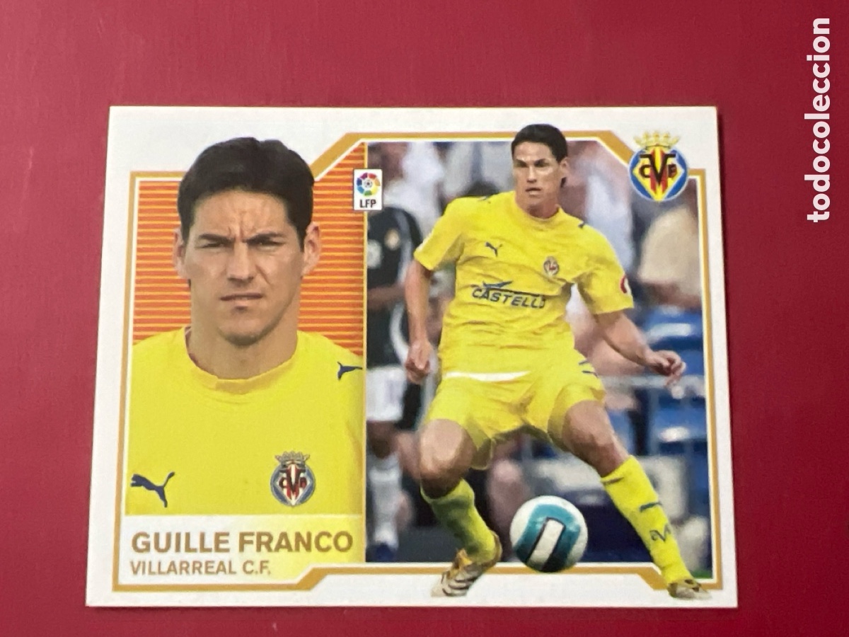 Cromos de F&uacute;tbol: C7003. CROMO DE F&Uacute;TBOL GUILLE FRANCO VILLARREAL LIGA ESTE 2007 2008 PANINI 2007/08