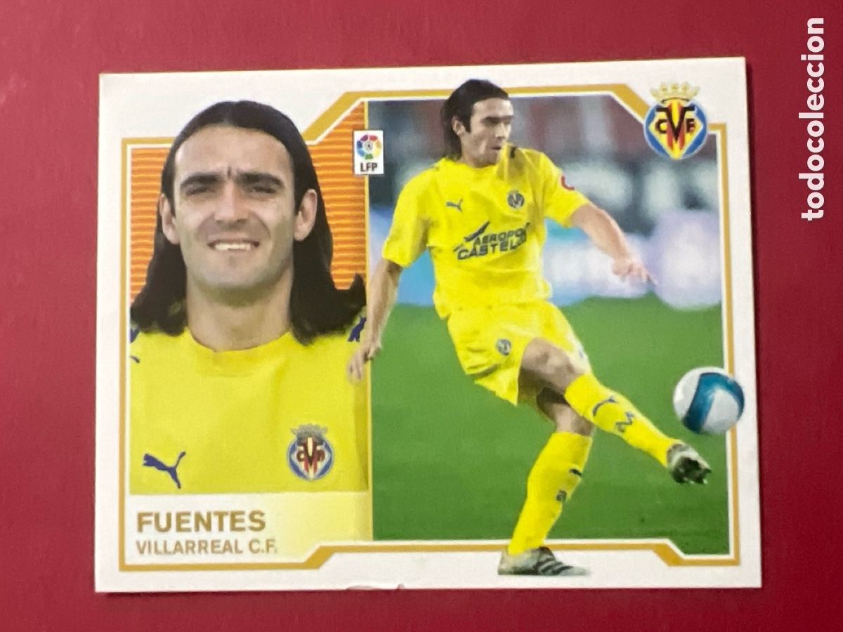 Cromos de F&uacute;tbol: C7009. CROMO DE F&Uacute;TBOL FUENTES VILLARREAL LIGA ESTE 2007 2008 PANINI 2007/08